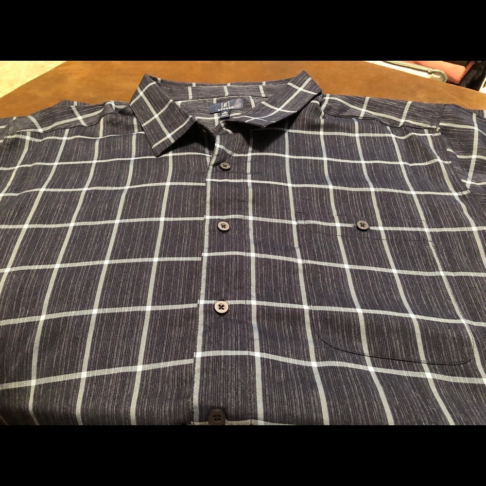 George Men’s Collared Short Sleeve Button Down